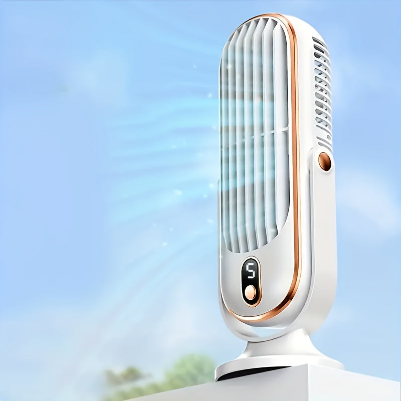 Premium Cooling Fan | Dual Motor, 720° Rotation, USB Rechargeable & Ultra Quiet for Ultimate Comfort Anywhere