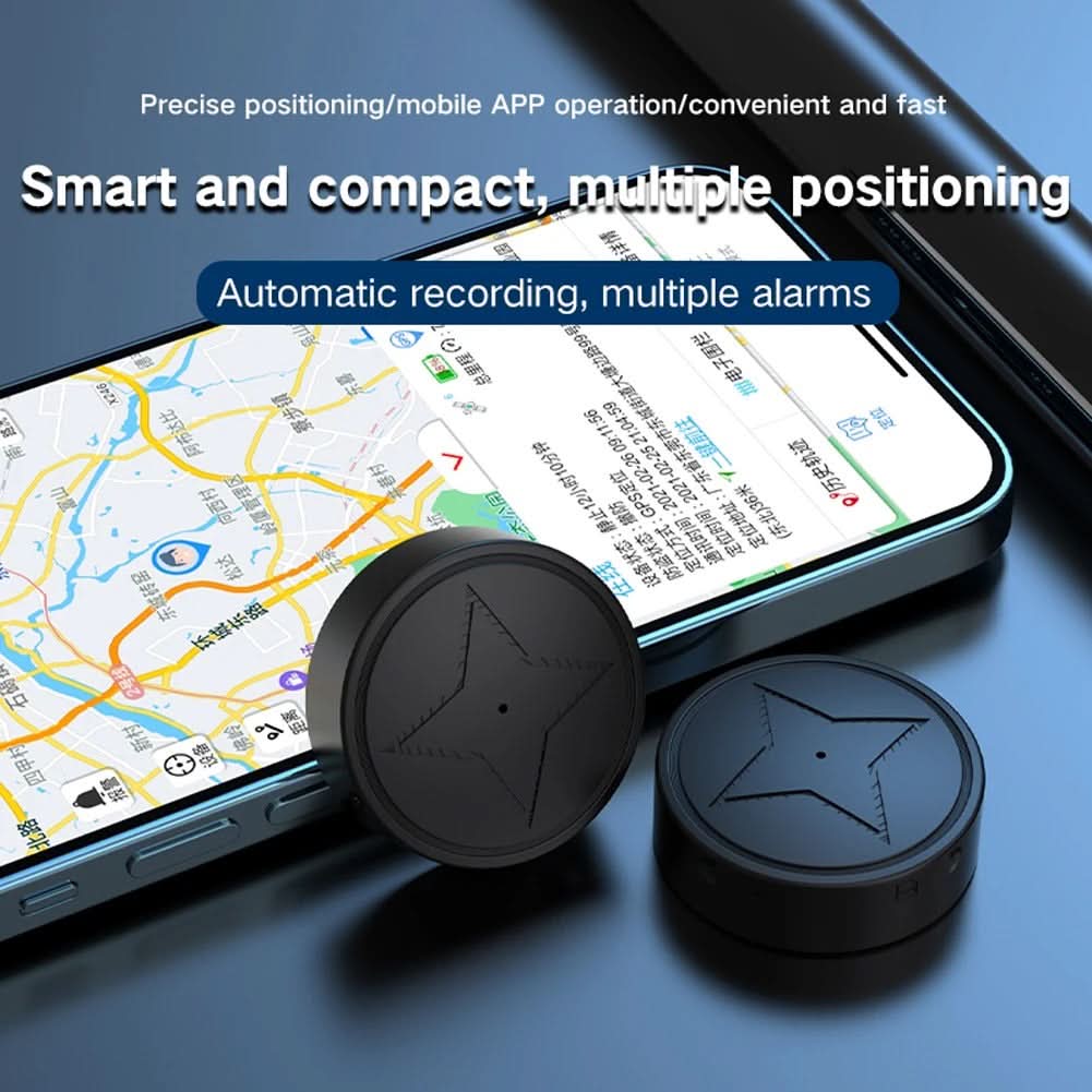 Compact GPS Tracker – Real-Time Location Tracking Device with Magnet for Valuables, Pets, and Vehicles
