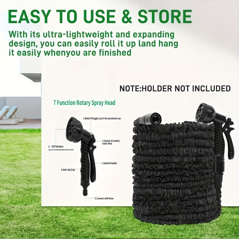 High-Pressure Garden Hose with Nozzle