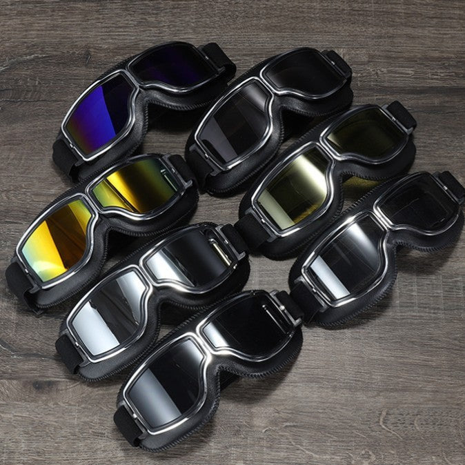 Men's Vintage Motorcycle Goggles | Polarized