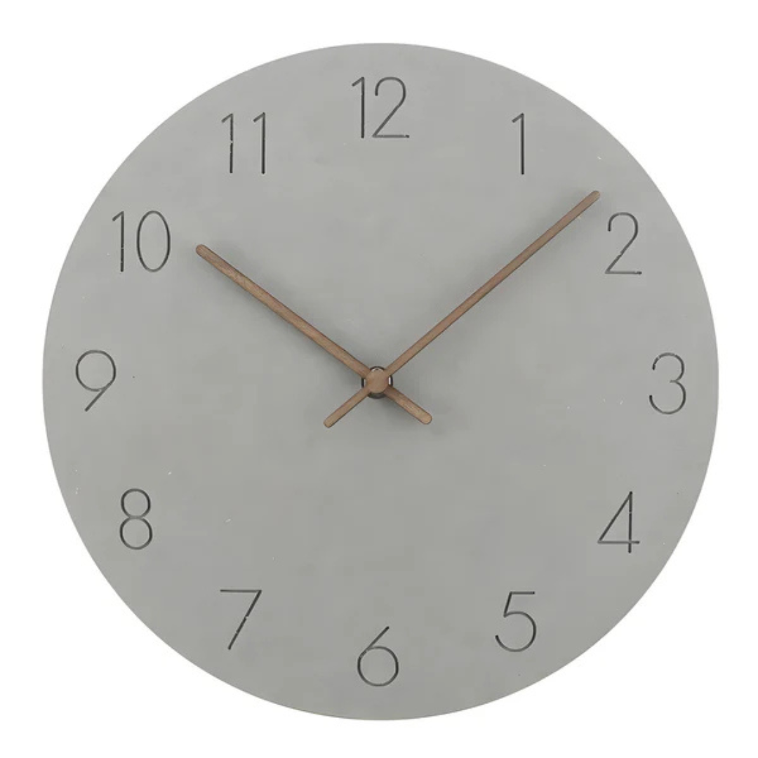 Minimalistic Wooden Wall Clock