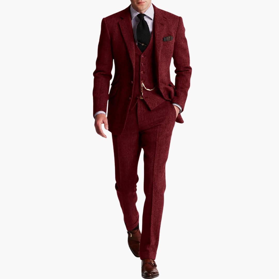 Men's Classic Suit | With Vest
