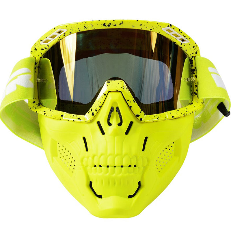 Motorcycle Goggles with Impact-Resistant Lenses