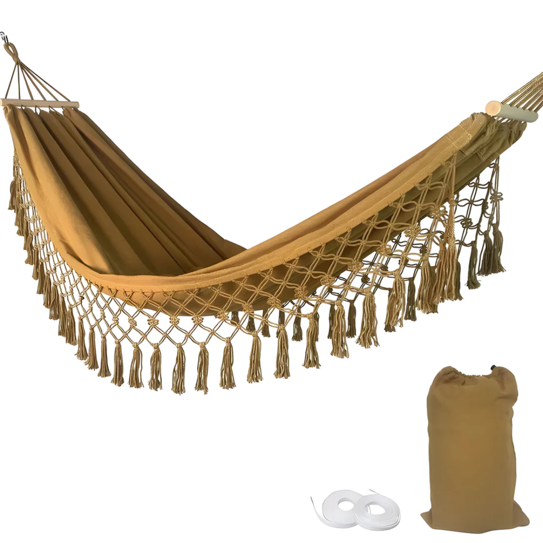 Cozy Boho Cotton Hammock