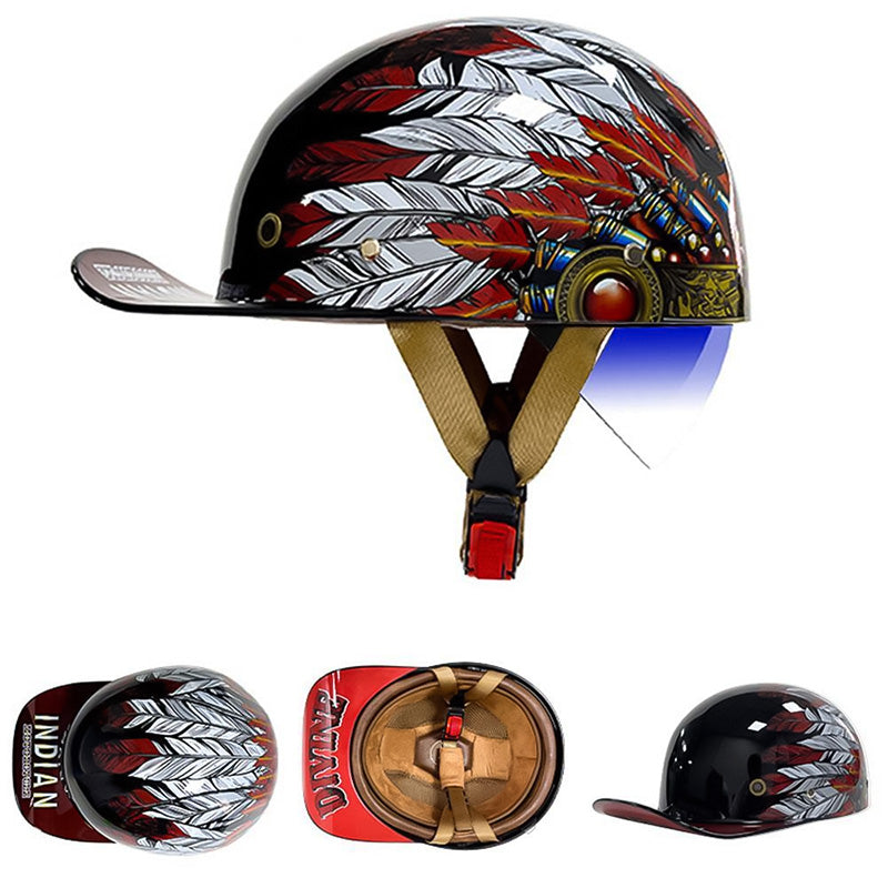 DOT Approved Motorcycle Baseball Helmet
