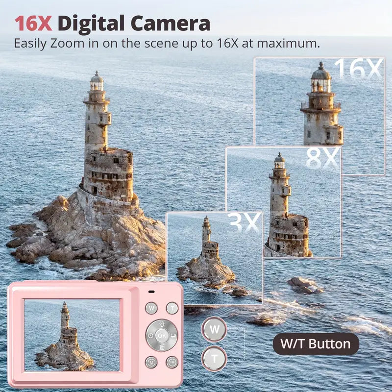Vintage-Inspired Digital Camera - Capture Timeless Moments
