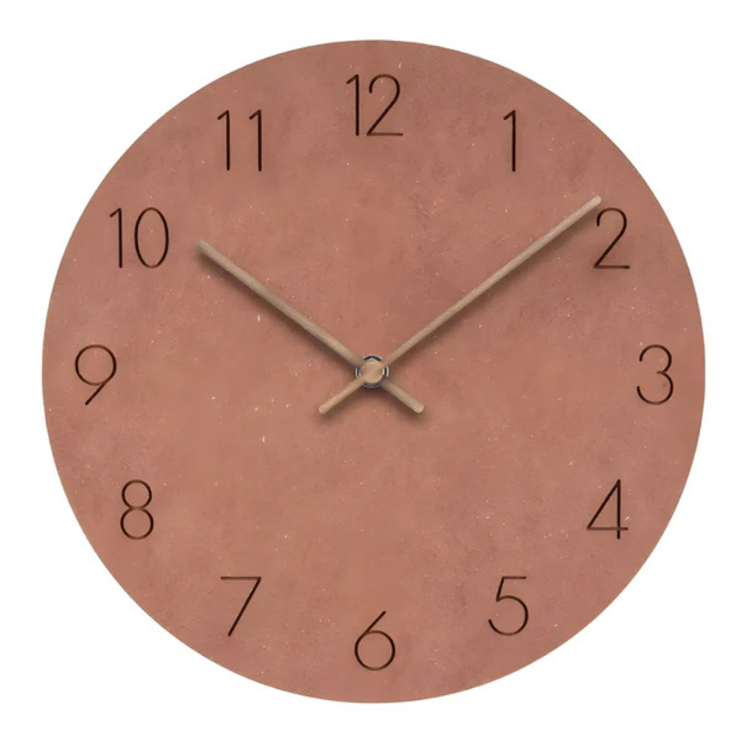 Minimalistic Wooden Wall Clock