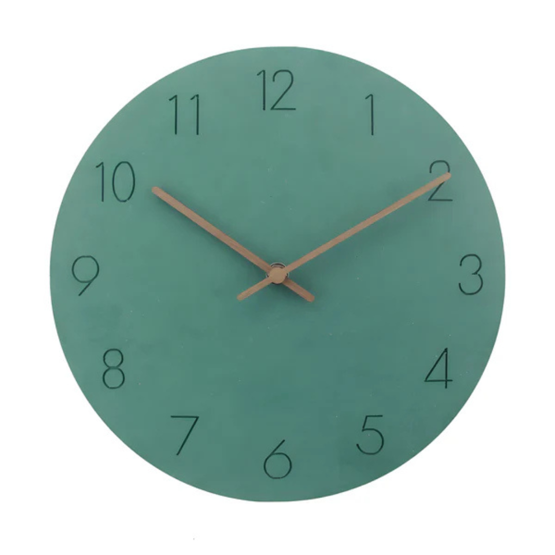Minimalistic Wooden Wall Clock