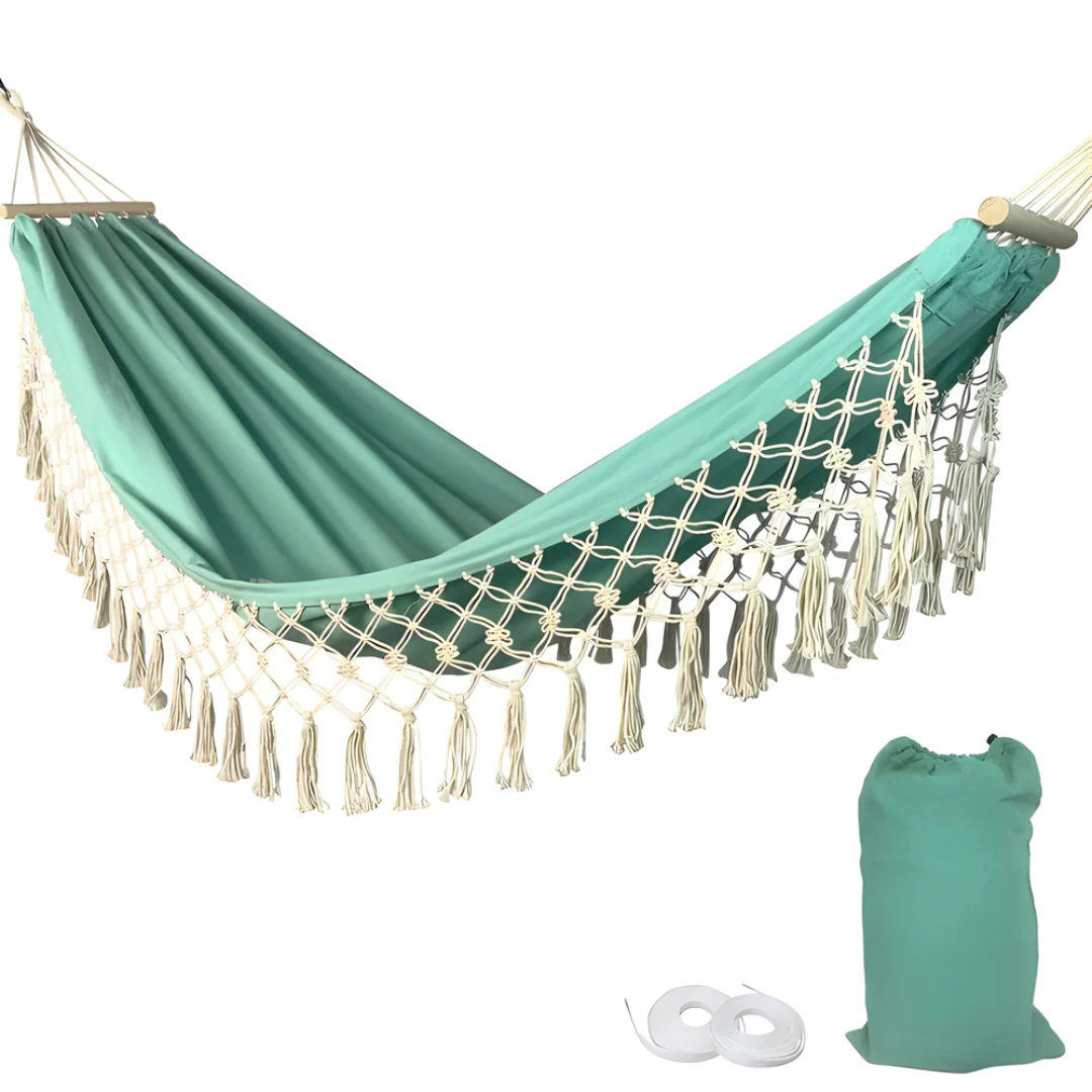 Cozy Boho Cotton Hammock