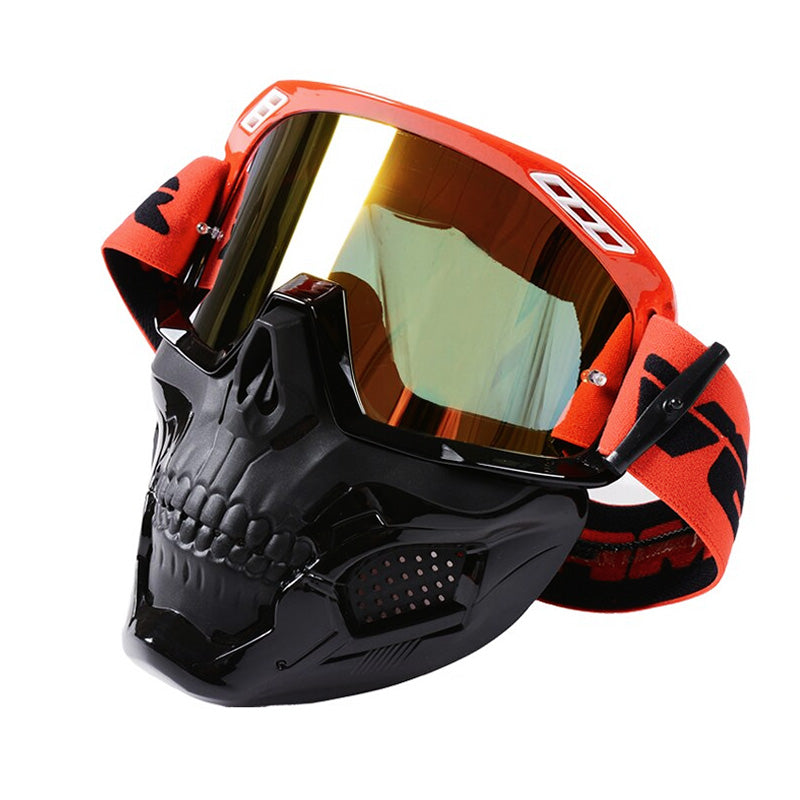 Motorcycle Goggles with Impact-Resistant Lenses