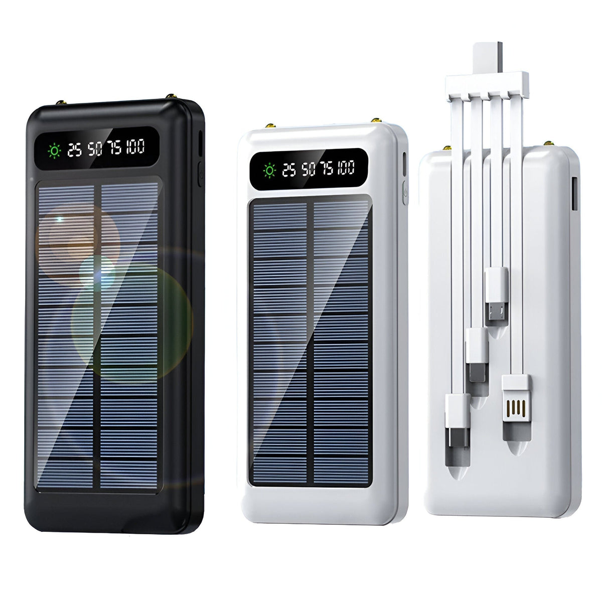 High-Capacity 20,000mAh Solar Power Bank – Quick Dual Charging
