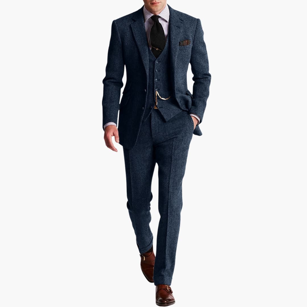 Men's Classic Suit | With Vest
