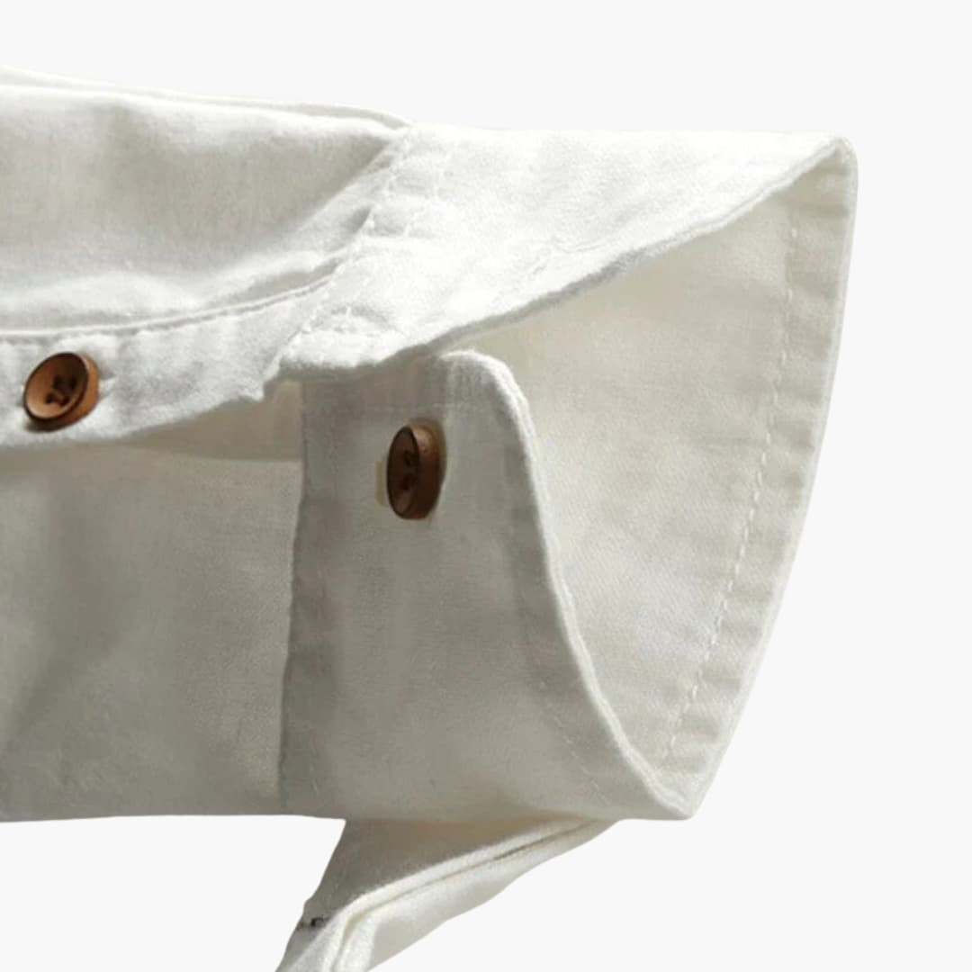 Men's Stand Collar Shirt | Long Sleeve