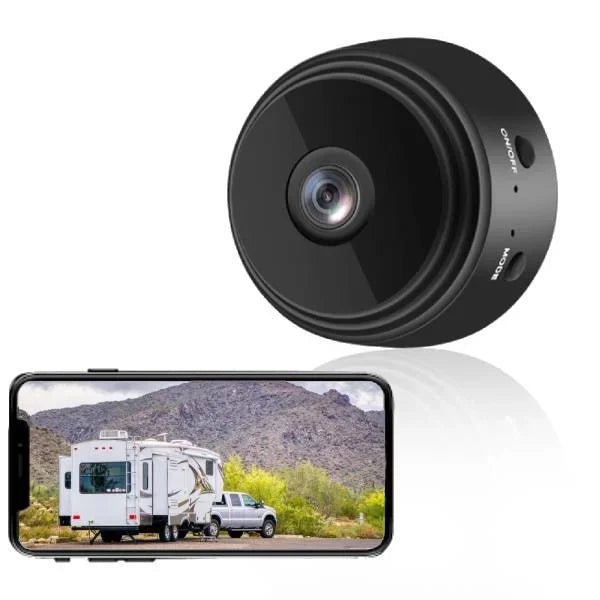 360-Degree Backup Camera | Wireless & Waterproof | Infrared Night Vision & Motion Detection | Ideal for Motorhomes & Trailers