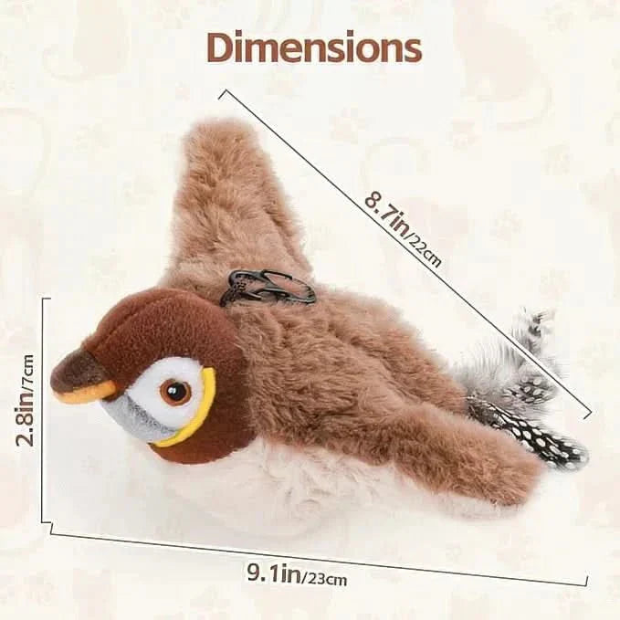 Interactive Plush Toy for Active Cats