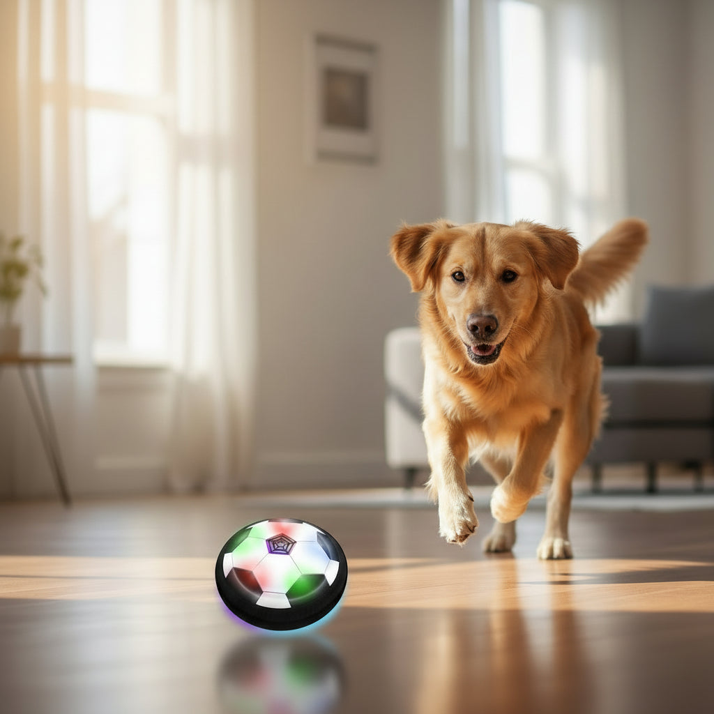 Interactive Play Ball for Dogs with Unpredictable Movements