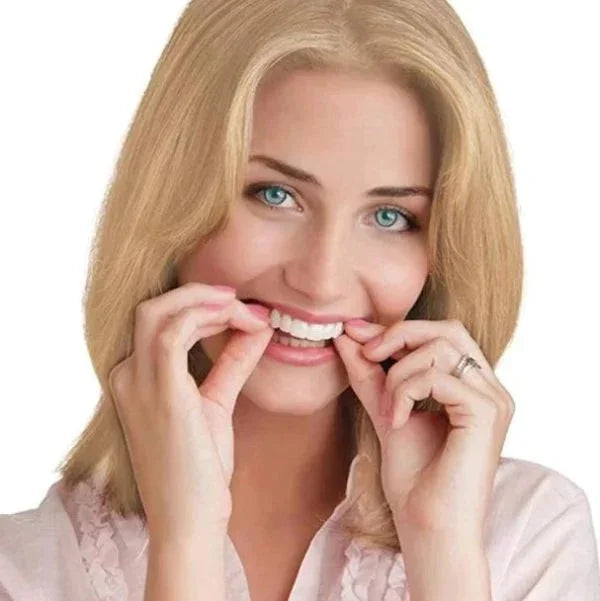 Snap-On Veneers for Upper and Lower Teeth for an Instant Natural Smile