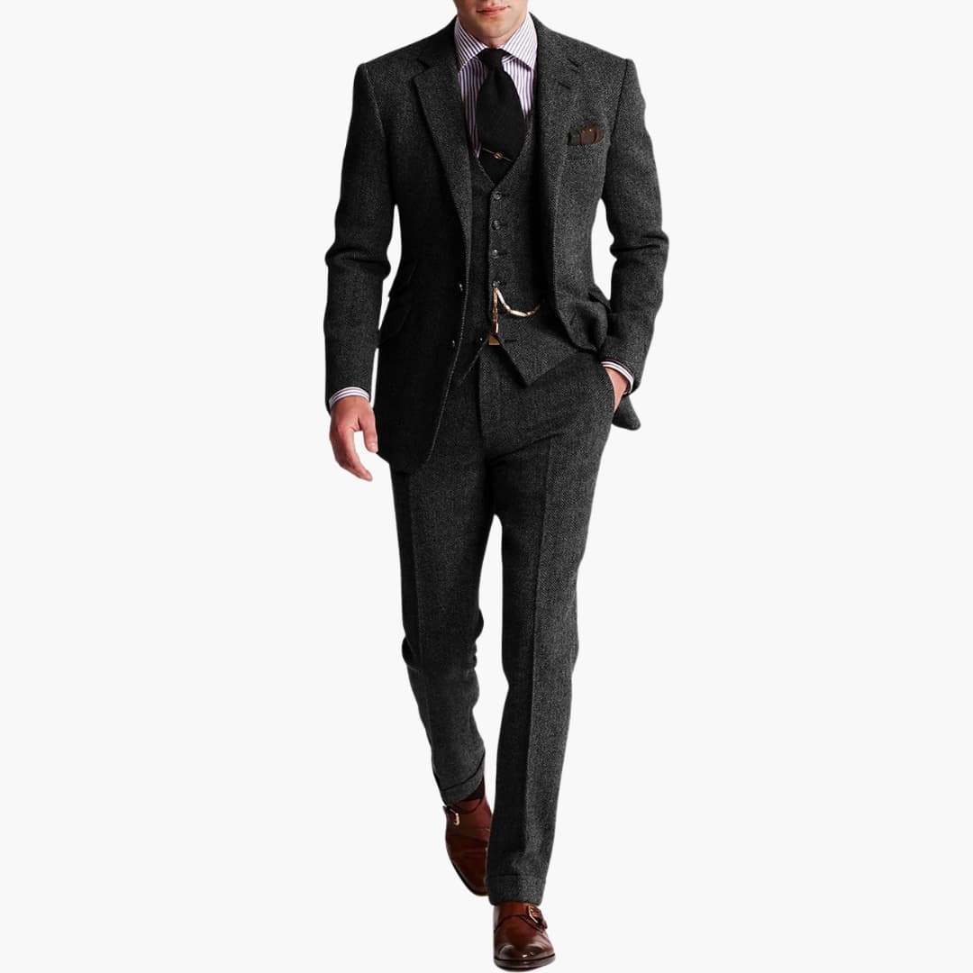 Men's Classic Suit | With Vest