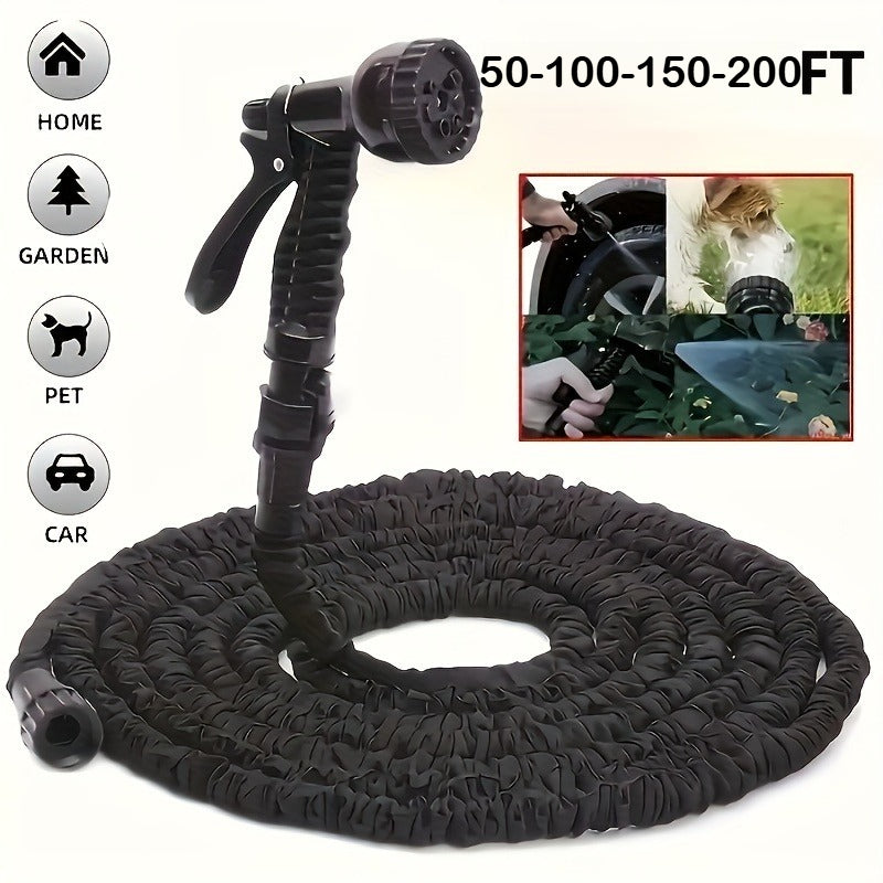 High-Pressure Garden Hose with Nozzle