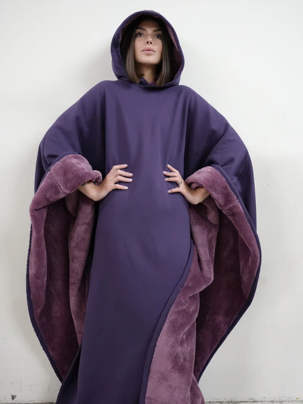 Hoodie Calming Blanket Oversize Soft Fabric