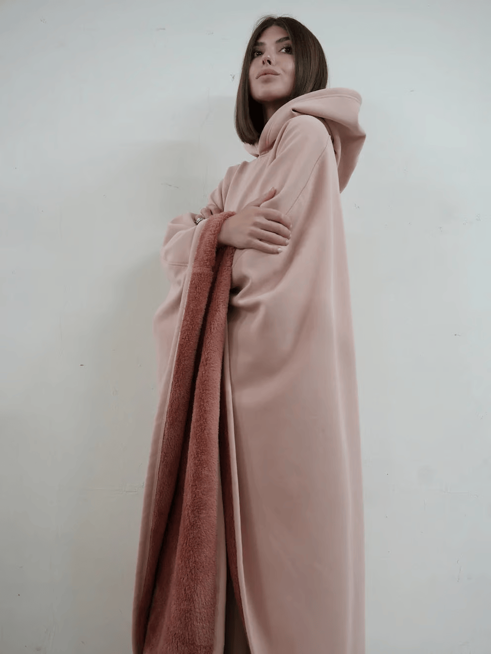 Hoodie Calming Blanket Oversize Soft Fabric
