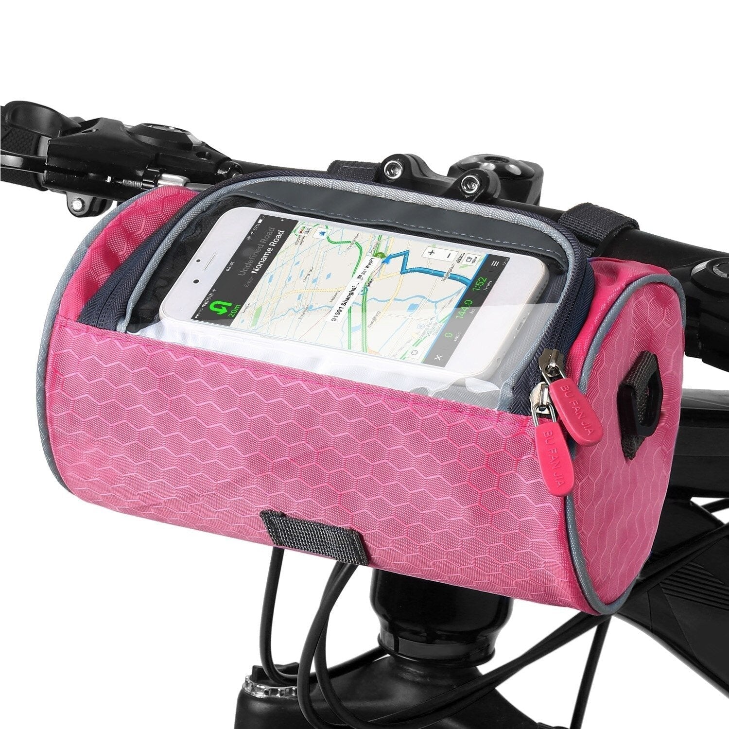 Compact Bike Handlebar Bag with Phone Pocket – Convenient Storage for On-the-Go