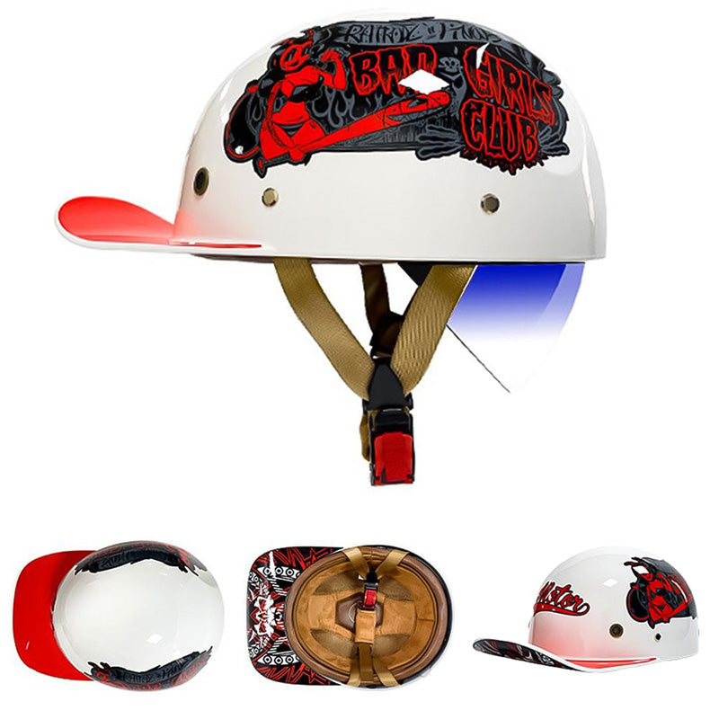 DOT Approved Motorcycle Baseball Helmet