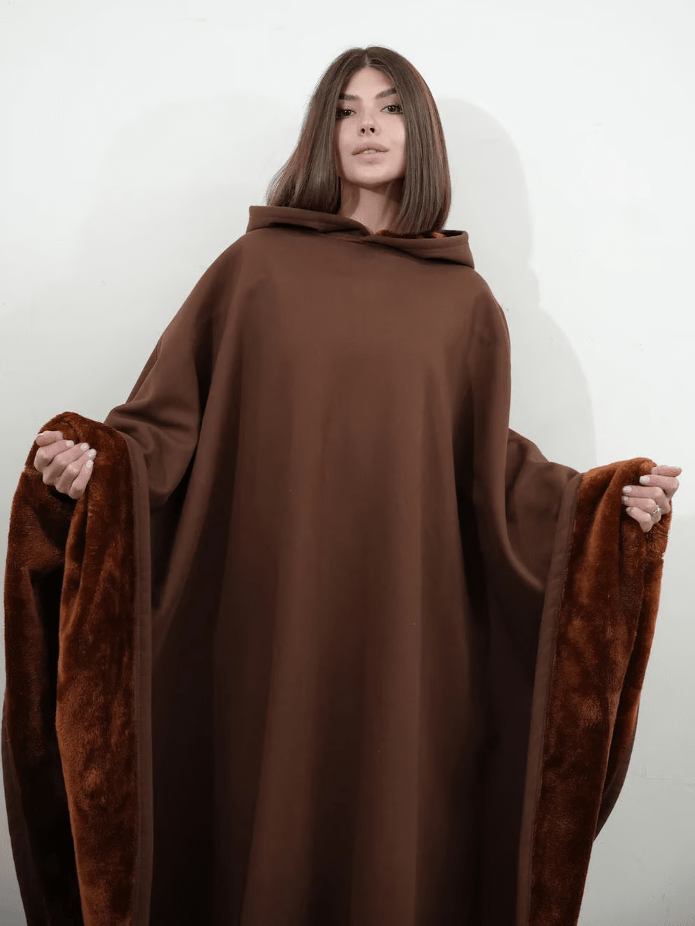 Hoodie Calming Blanket Oversize Soft Fabric