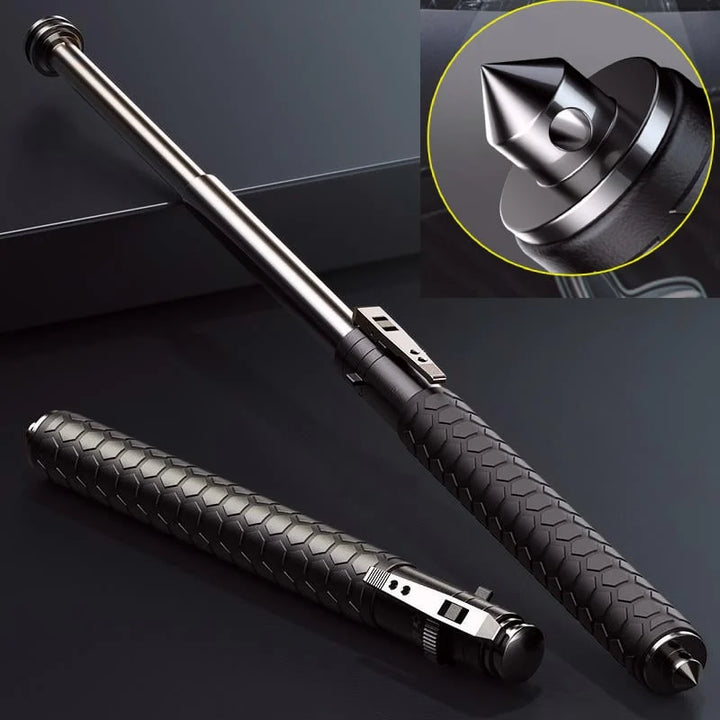 Self-Defense Walking Stick with Anti-Slip Grip and Automatic Features