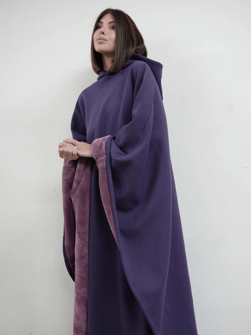 Hoodie Calming Blanket Oversize Soft Fabric