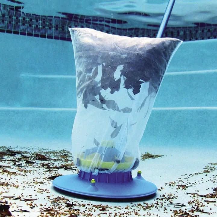Chemical-Free Pool Cleaner with Powerful Suction for Leaves and Dirt