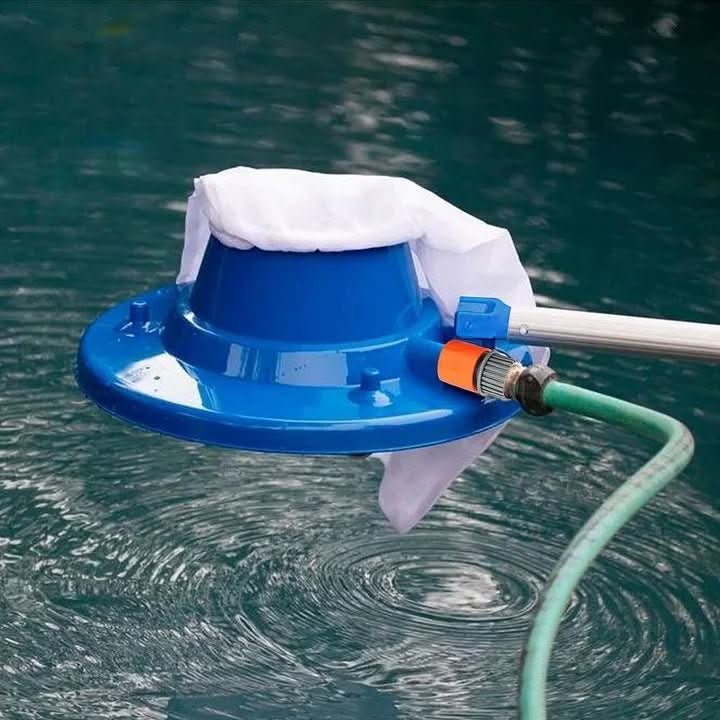 Chemical-Free Pool Cleaner with Powerful Suction for Leaves and Dirt