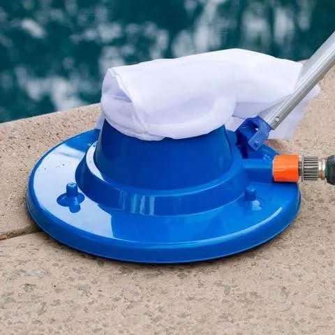 Chemical-Free Pool Cleaner with Powerful Suction for Leaves and Dirt
