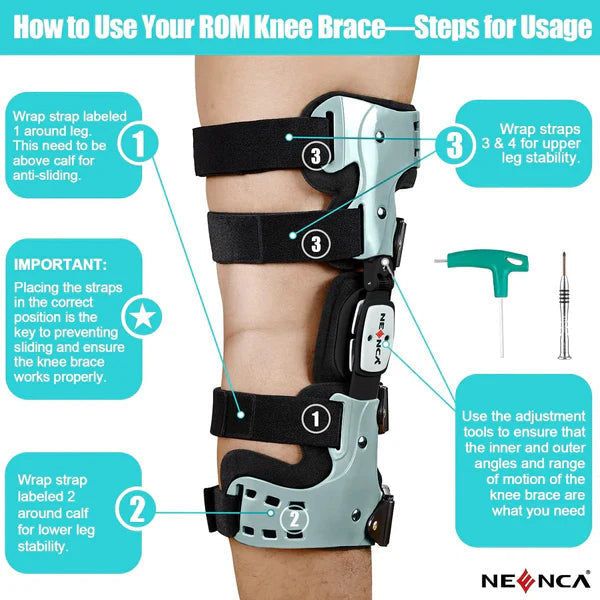 OA Unloader Knee Brace with Medial and Lateral Support