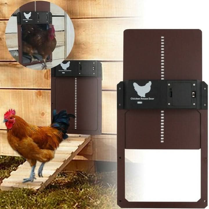 Automatic Chicken Coop Door with Light Sensor and Weather Protection