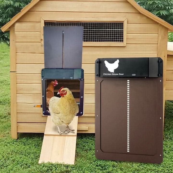 Automatic Chicken Coop Door with Light Sensor and Weather Protection