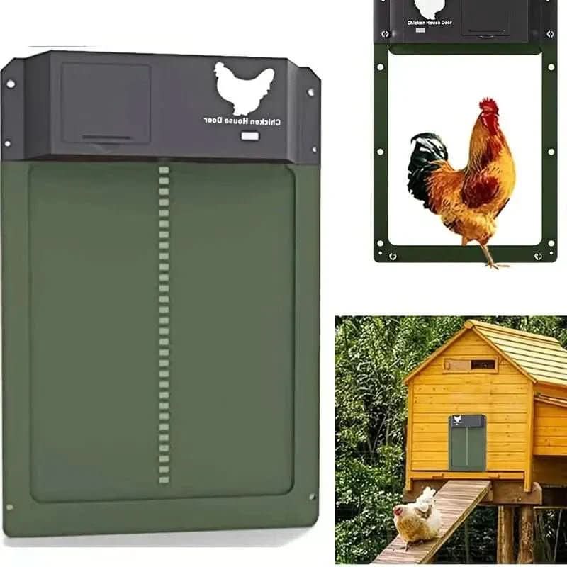 Automatic Chicken Coop Door with Light Sensor and Weather Protection
