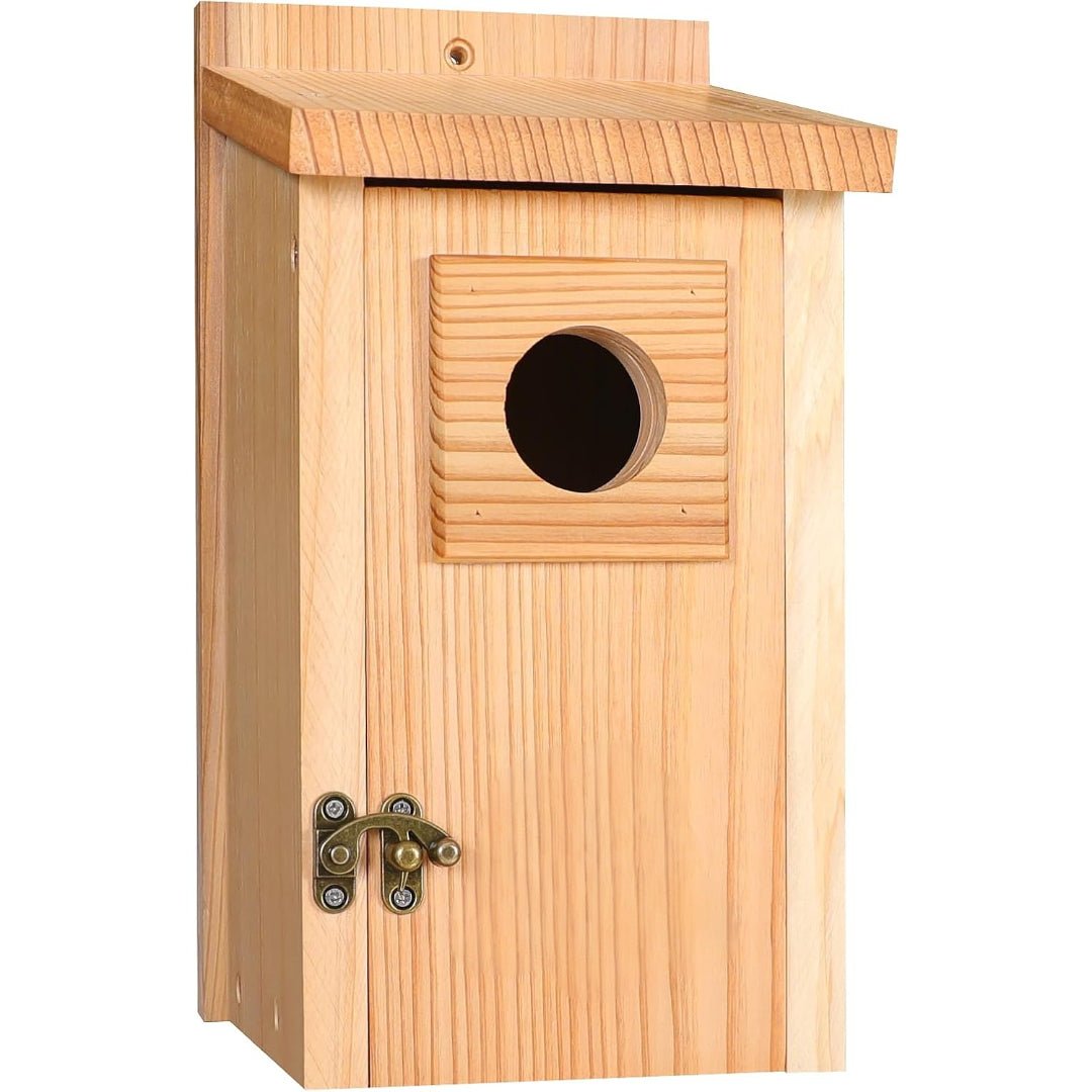 Wood Nesting House for Blue Jays, Swallows, and Small Birds