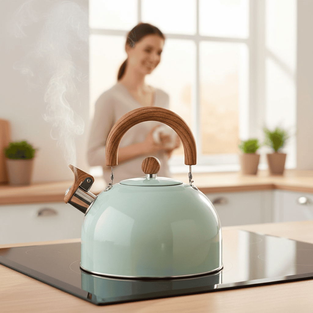 2.5L Stainless Steel Kettle with Durable Design & Comfortable Grip