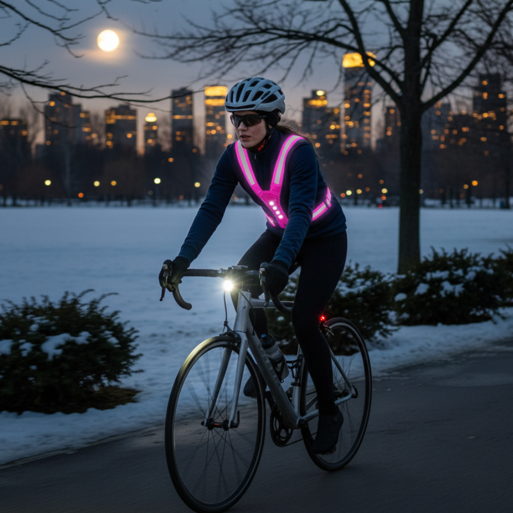 Adjustable LED Vest – 3 Modes for Safe Night Training