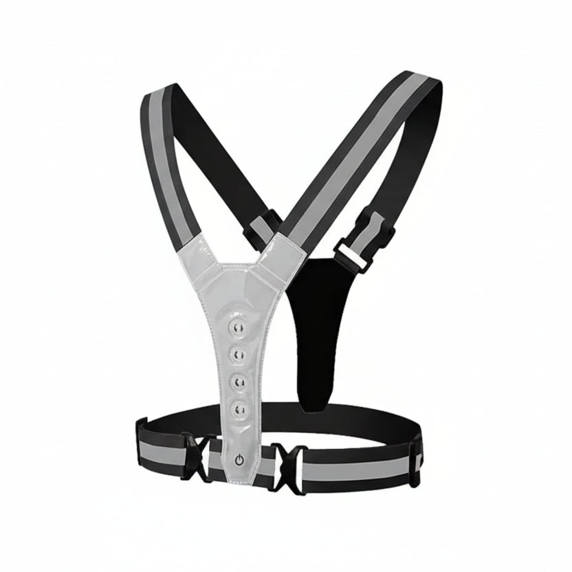 Adjustable LED Vest – 3 Modes for Safe Night Training