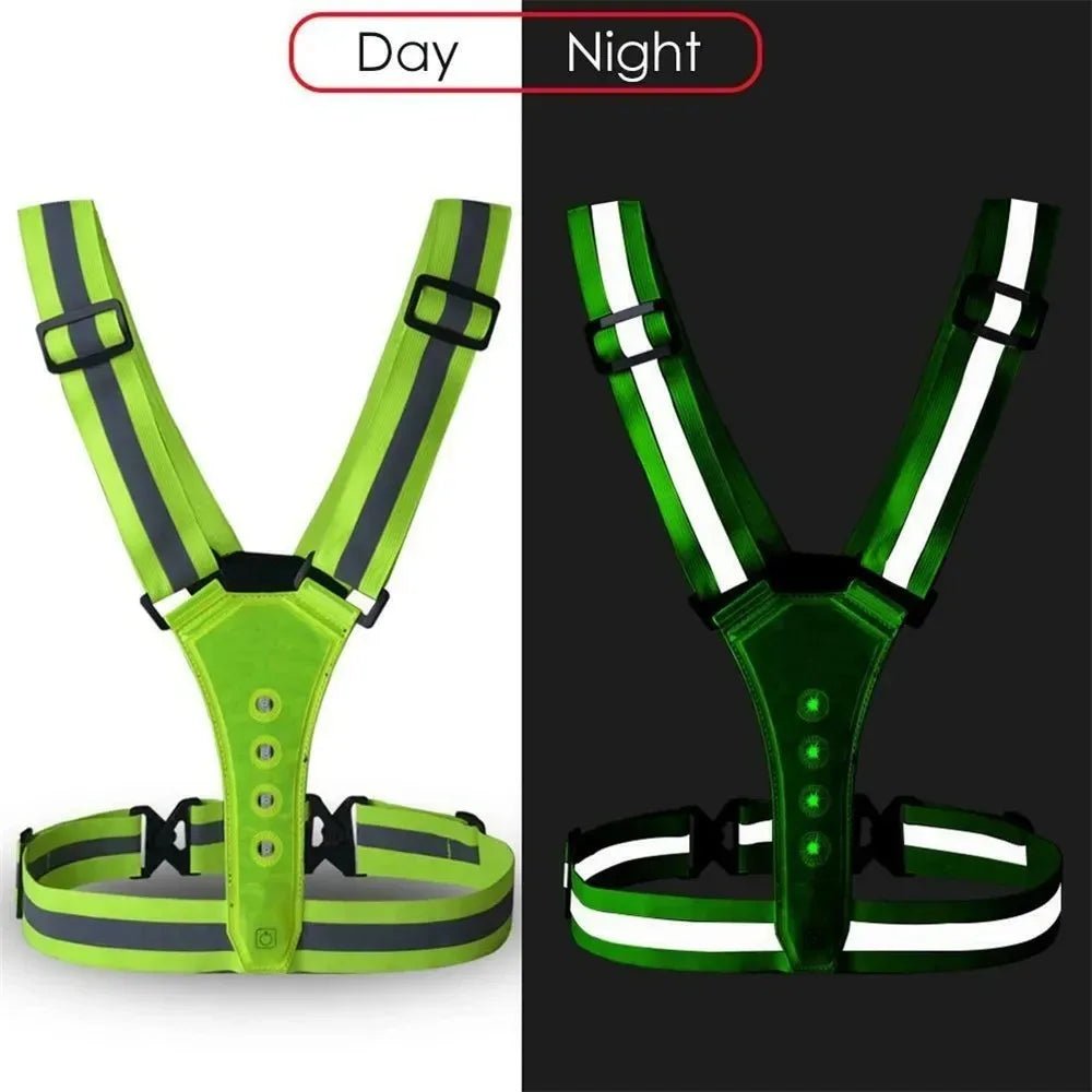 Adjustable LED Vest – 3 Modes for Safe Night Training