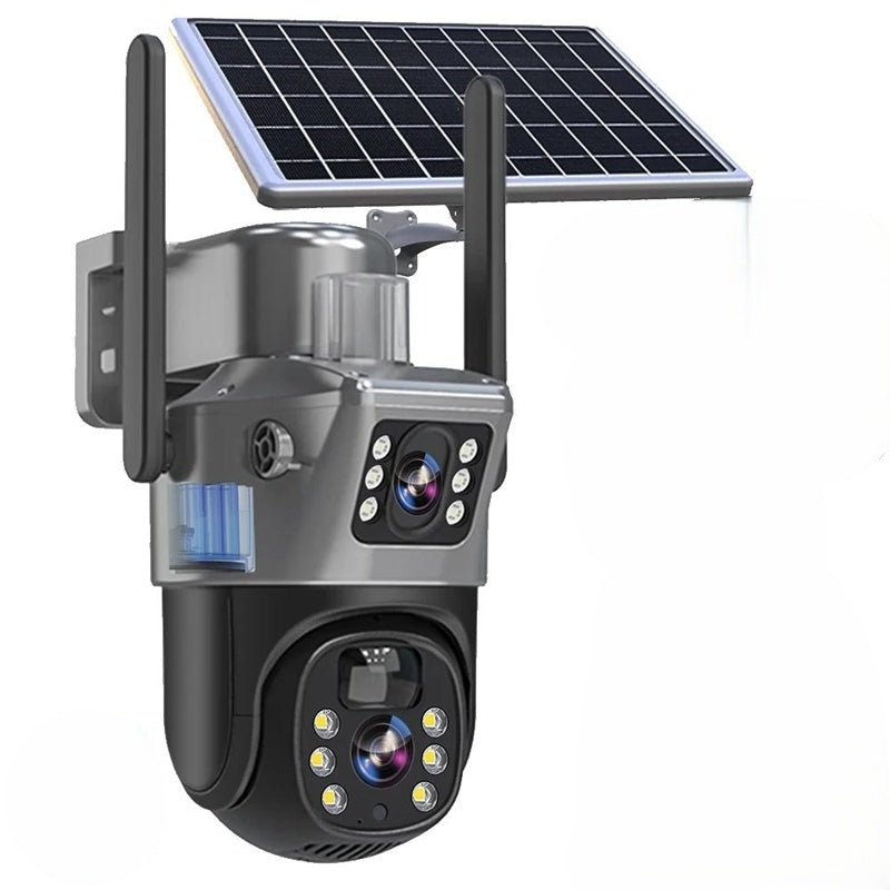 Wireless 4K Security Camera with Solar Panel – Dual Protection 4K