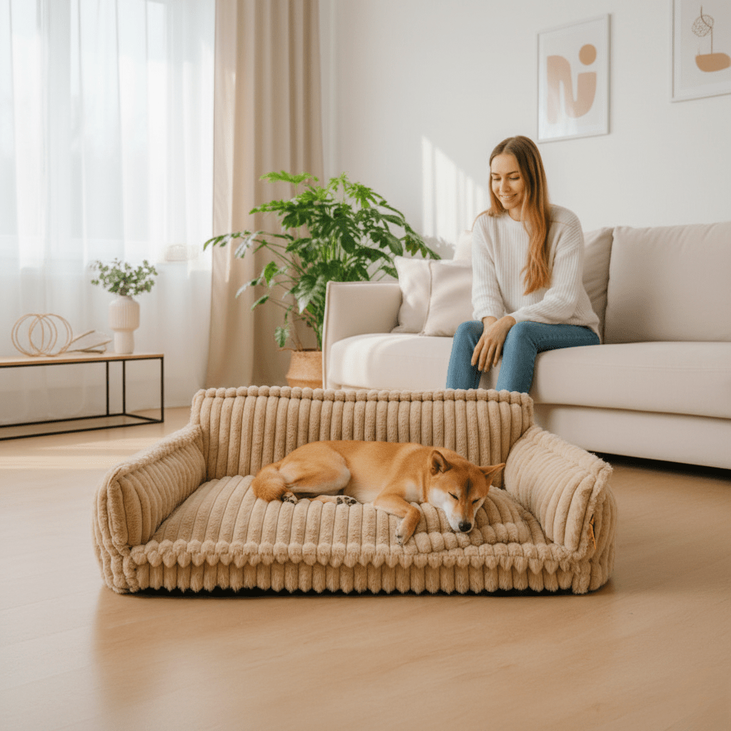 Soft & Washable Orthopedic Dog Sofa for Pets