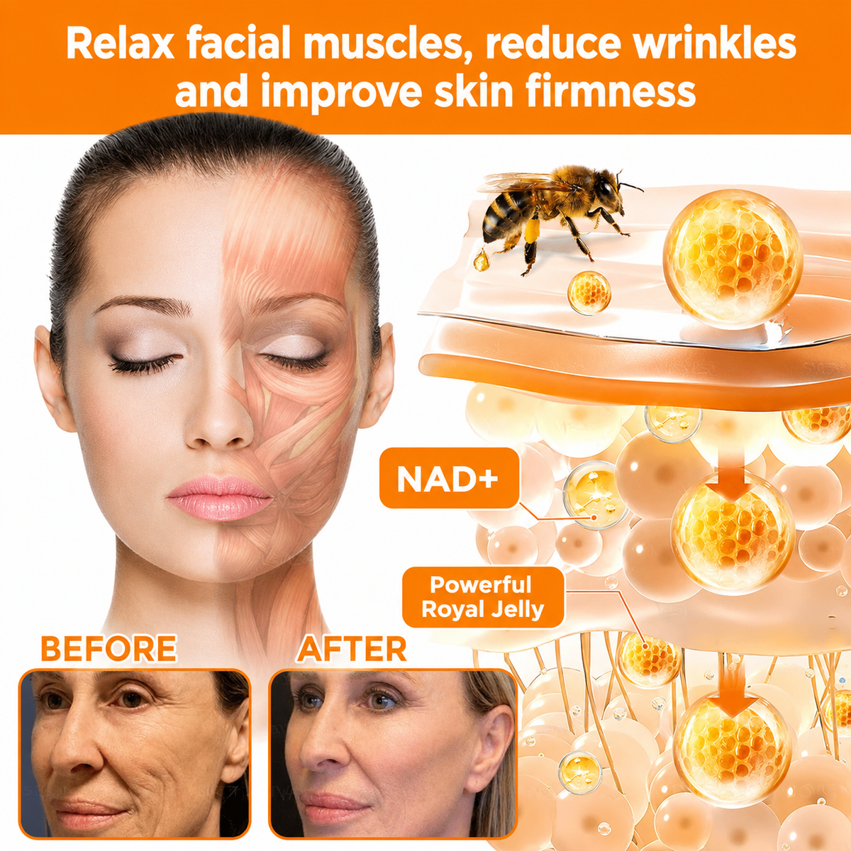 Anti-Aging Cream | Skin Firming and Renewal | Bee Peptide Formula