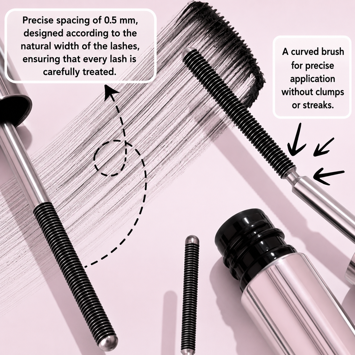 Waterproof Mascara | Instant Volume | Clump-Free Precision Brush