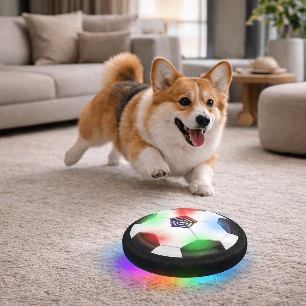 Interactive Play Ball for Dogs with Unpredictable Movements