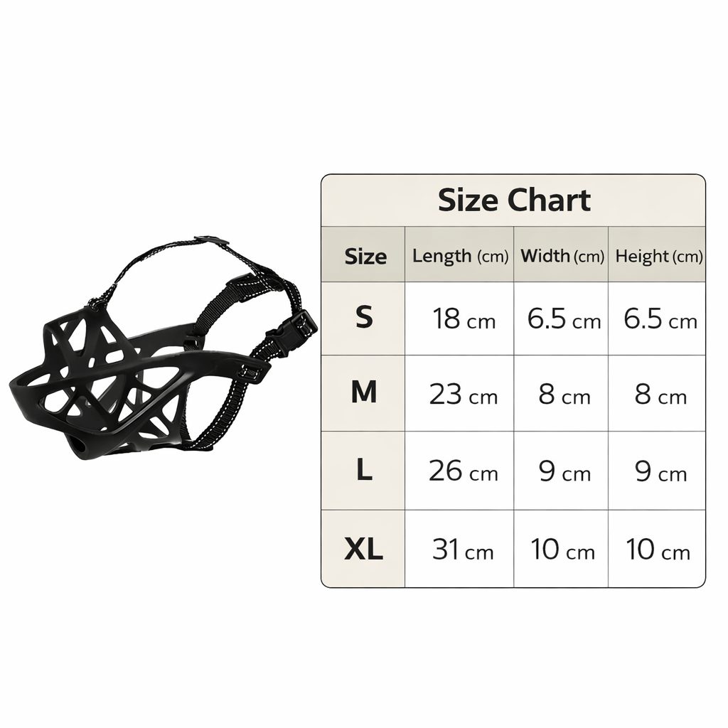 Gentle Dog Muzzle for Safe Everyday Situations