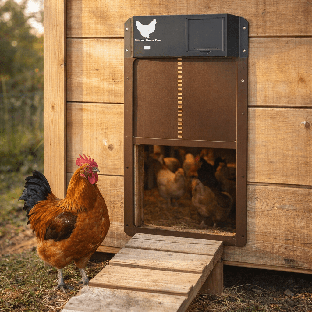 Automatic Chicken Coop Door with Light Sensor and Weather Protection