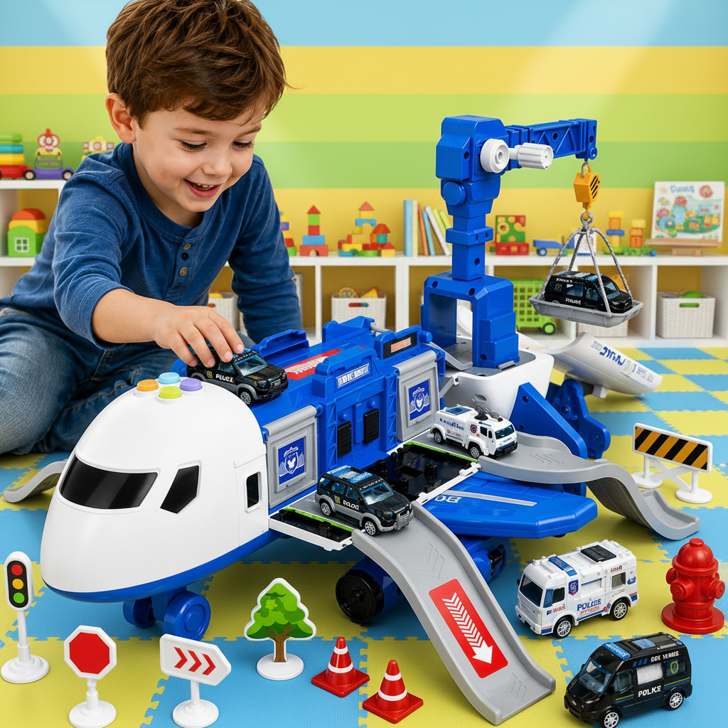 Adventure Airplane Playset for Creative Role Play and Imaginative Exploration
